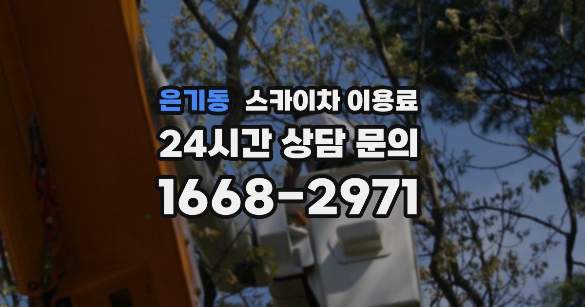 은기동 스카이차 이용료