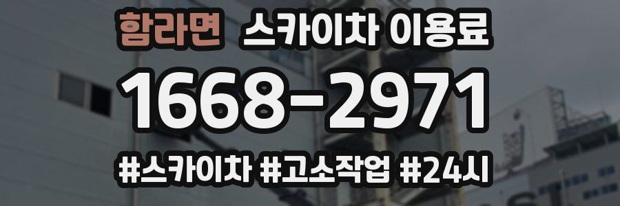 함라면 스카이차 이용료