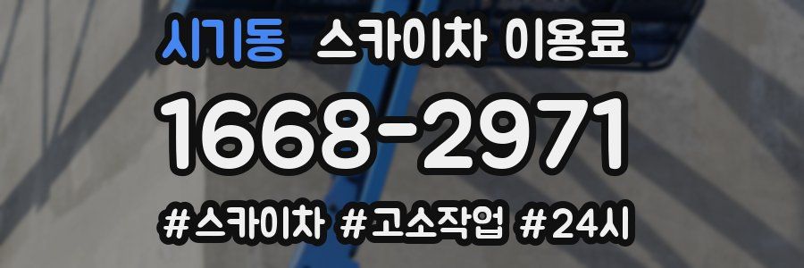 시기동 스카이차 이용료