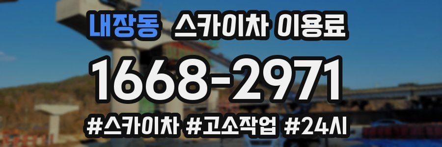 내장동 스카이차 이용료