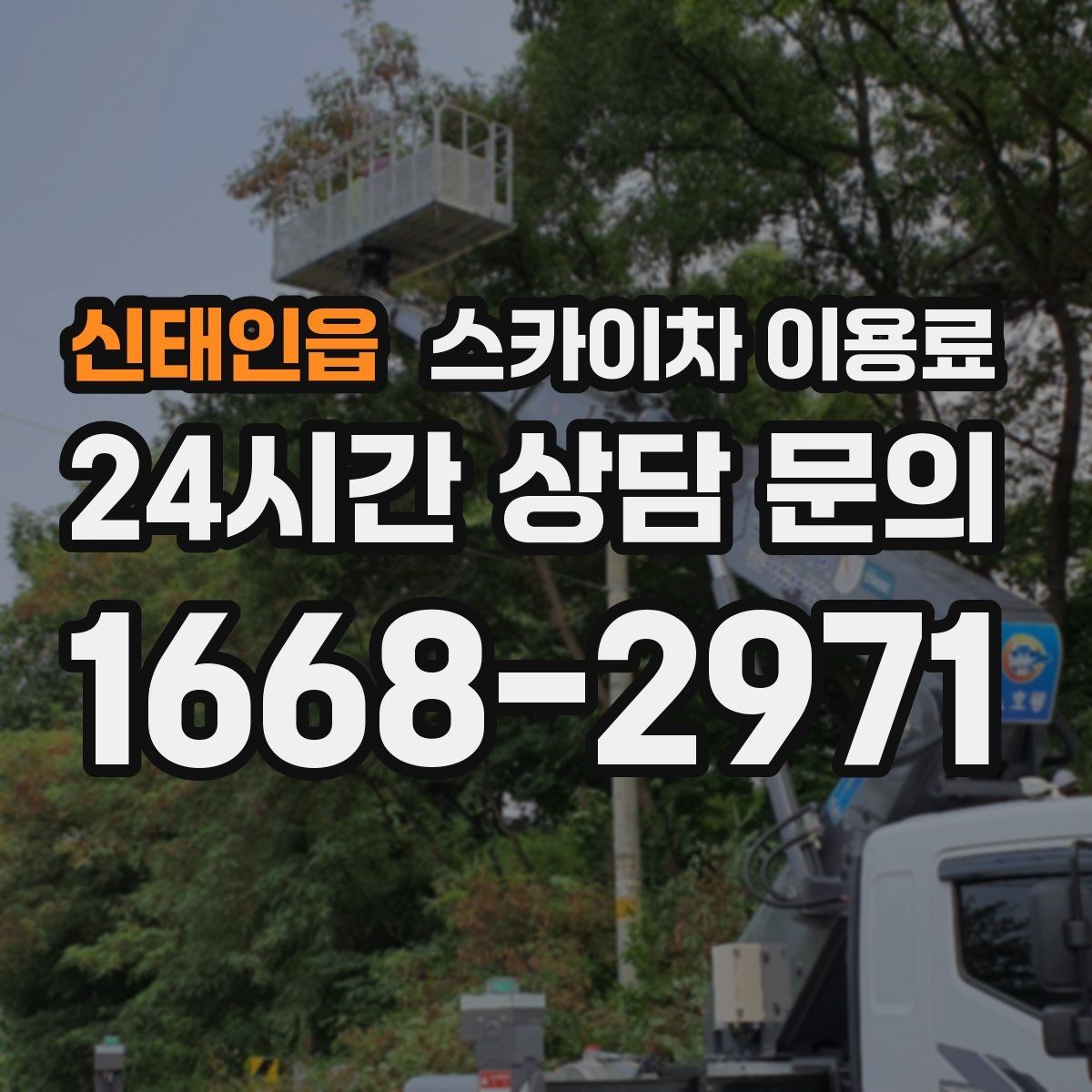 신태인읍 스카이차 이용료 문의 전에 준비하면 좋은 사진과 정보