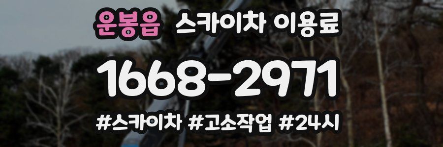 운봉읍 스카이차 이용료