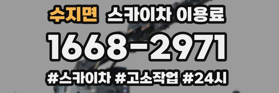 수지면 스카이차 이용료