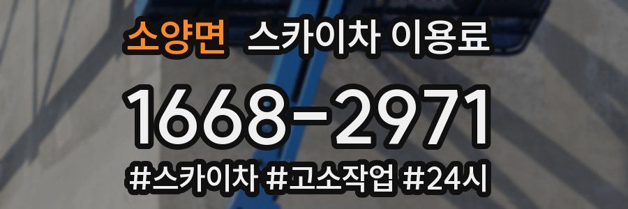 소양면 스카이차 이용료