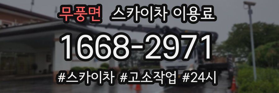 무풍면 스카이차 이용료