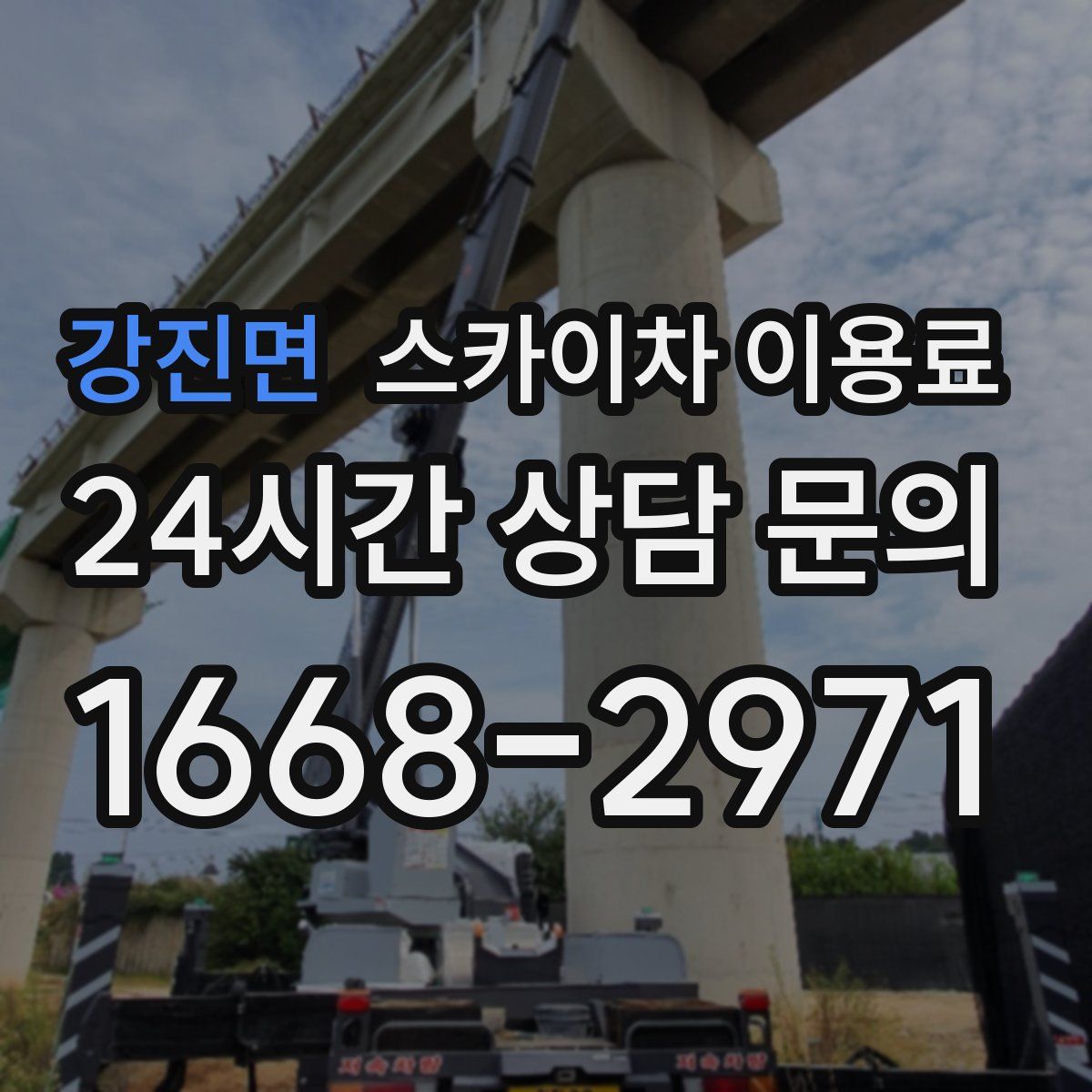 강진면 스카이차 이용료