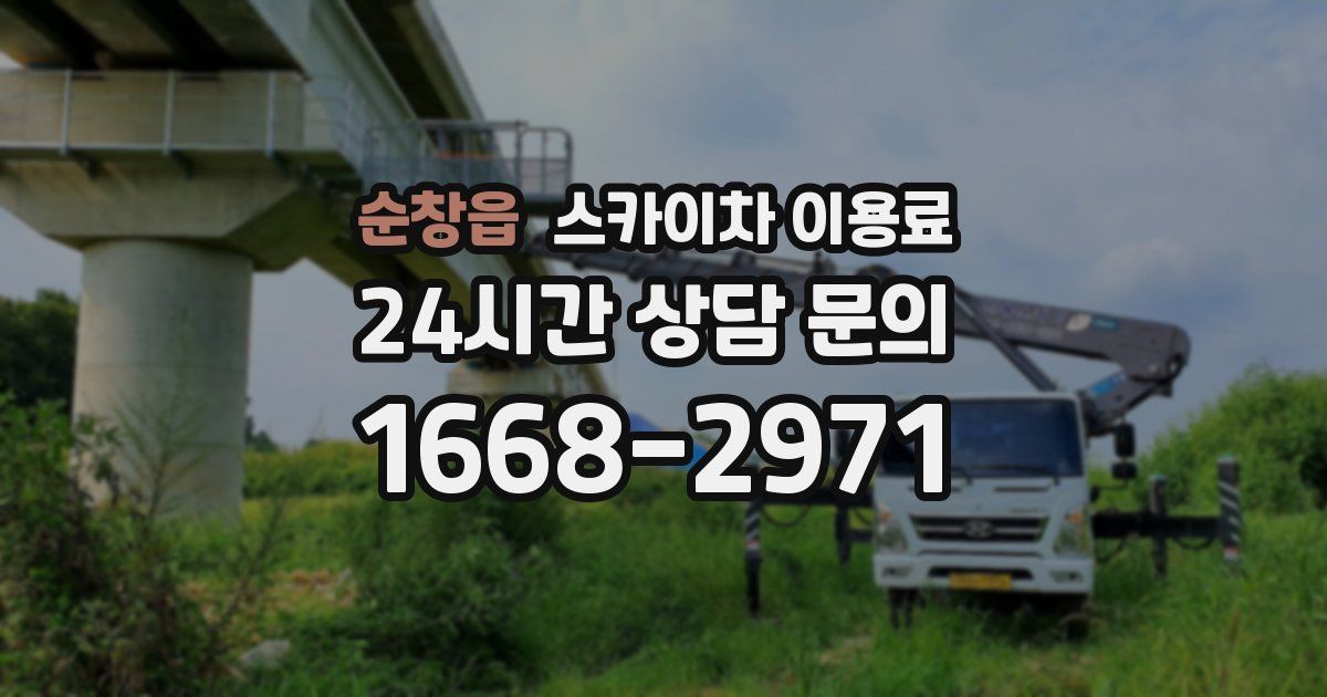 순창읍 스카이차 이용료