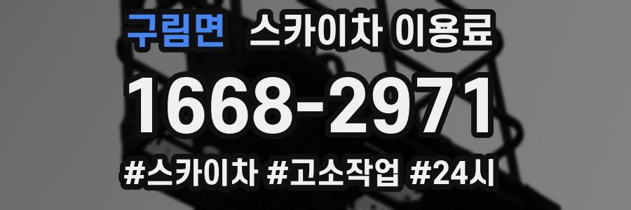 구림면 스카이차 이용료