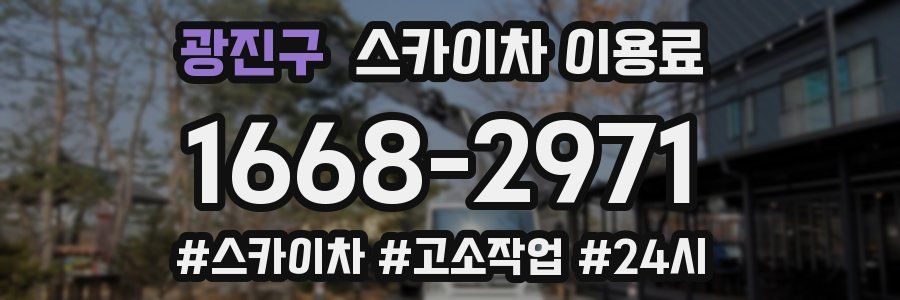광진구 스카이차 이용료