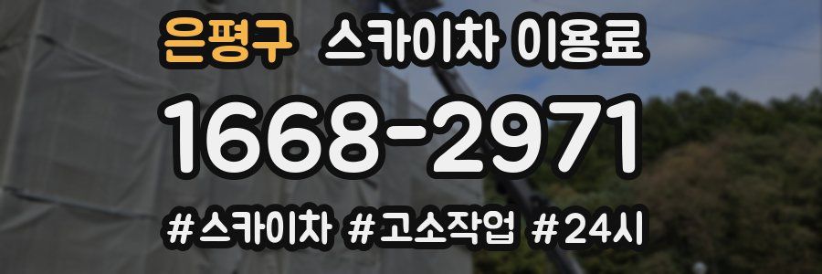 은평구 스카이차 이용료