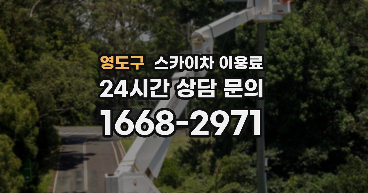 영도구 스카이차 이용료