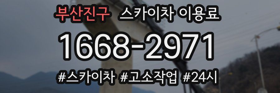 부산진구 스카이차 이용료