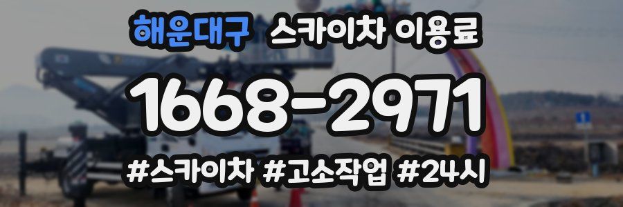해운대구 스카이차 이용료