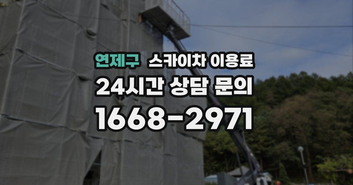 연제구 스카이차 이용료