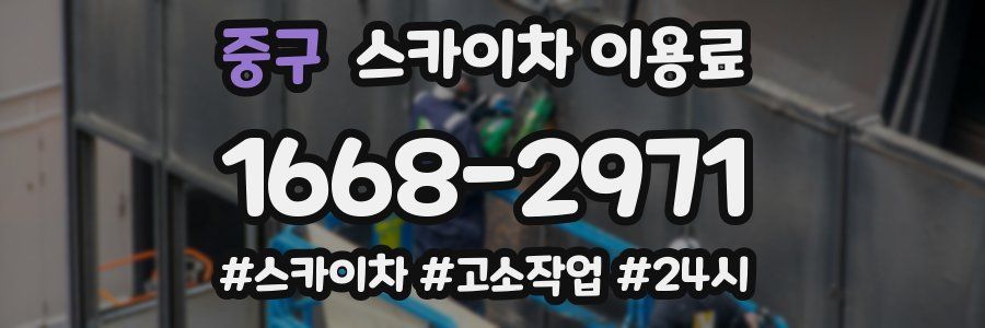 중구 스카이차 이용료