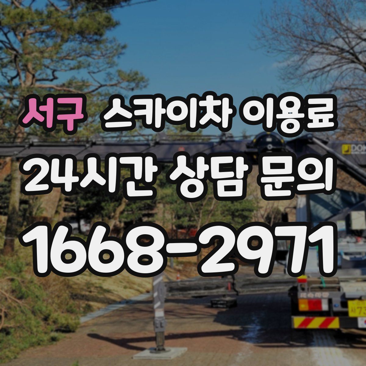 서구 스카이차 이용료