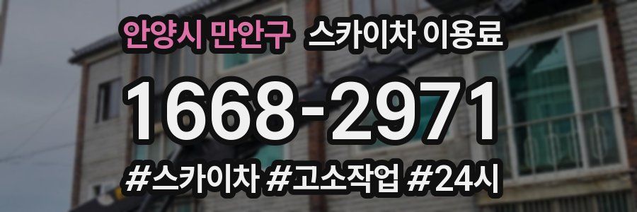 안양시 만안구 스카이차 이용료