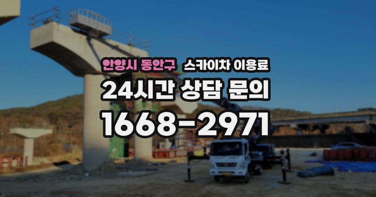 안양시 동안구 스카이차 이용료