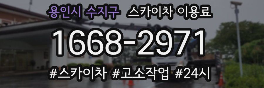 용인시 수지구 스카이차 이용료