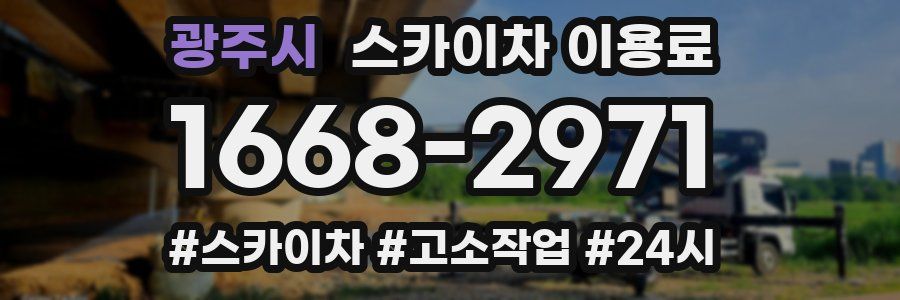 광주시 스카이차 이용료