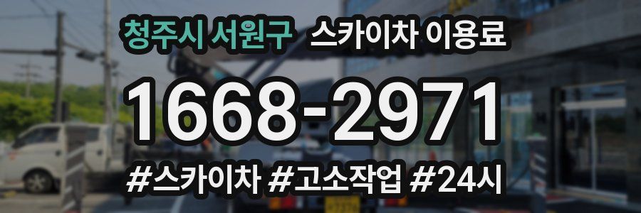 청주시 서원구 스카이차 이용료