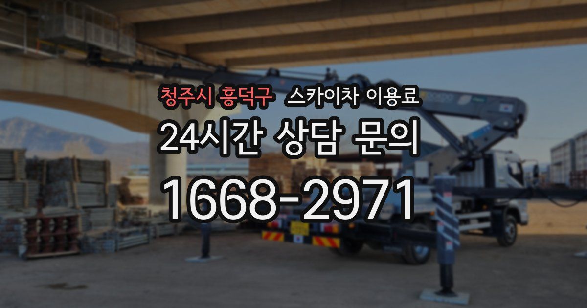 청주시 흥덕구 스카이차 이용료