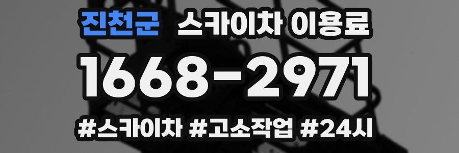 진천군 스카이차 이용료