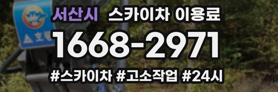서산시 스카이차 이용료