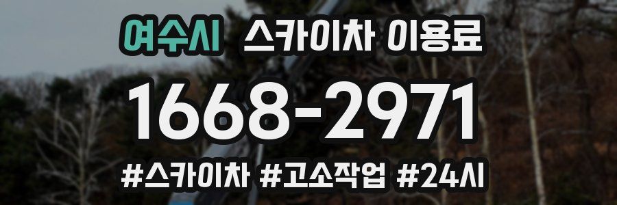 여수시 스카이차 이용료