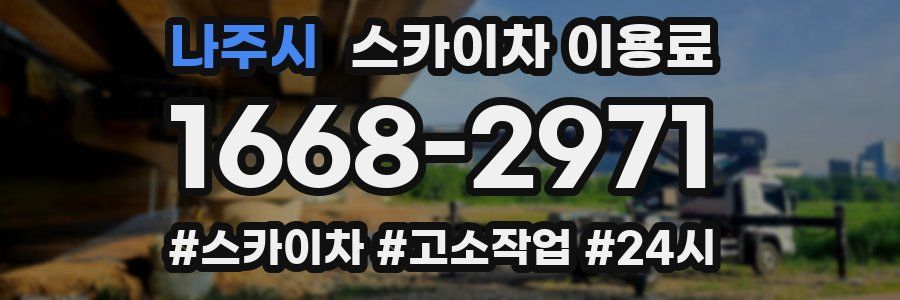 나주시 스카이차 이용료