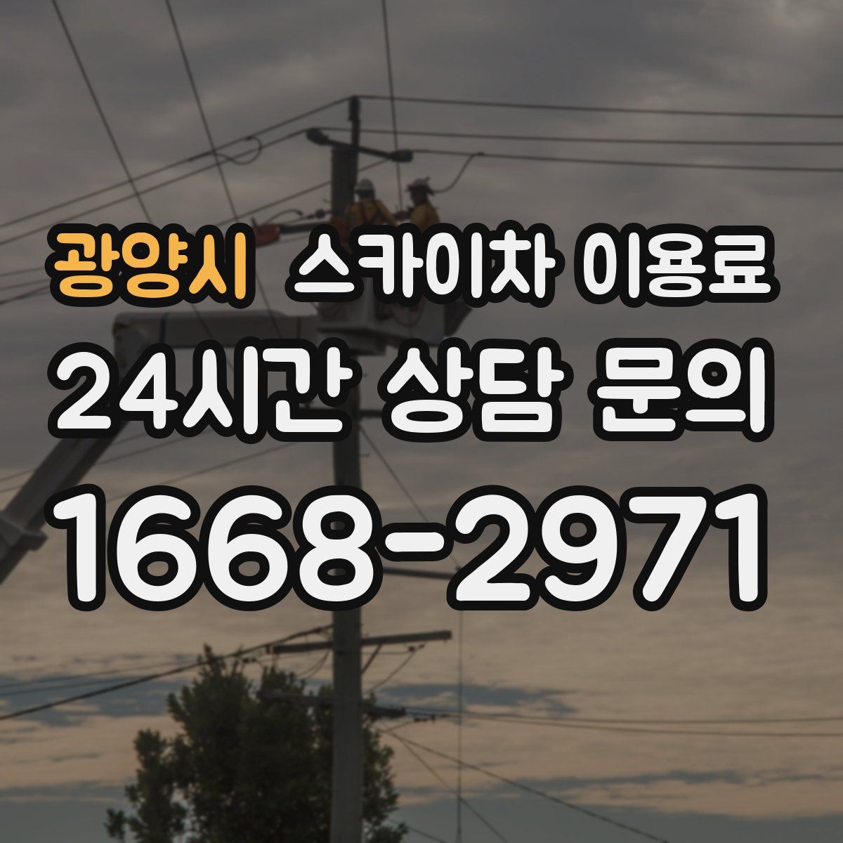 광양시 스카이차 이용료