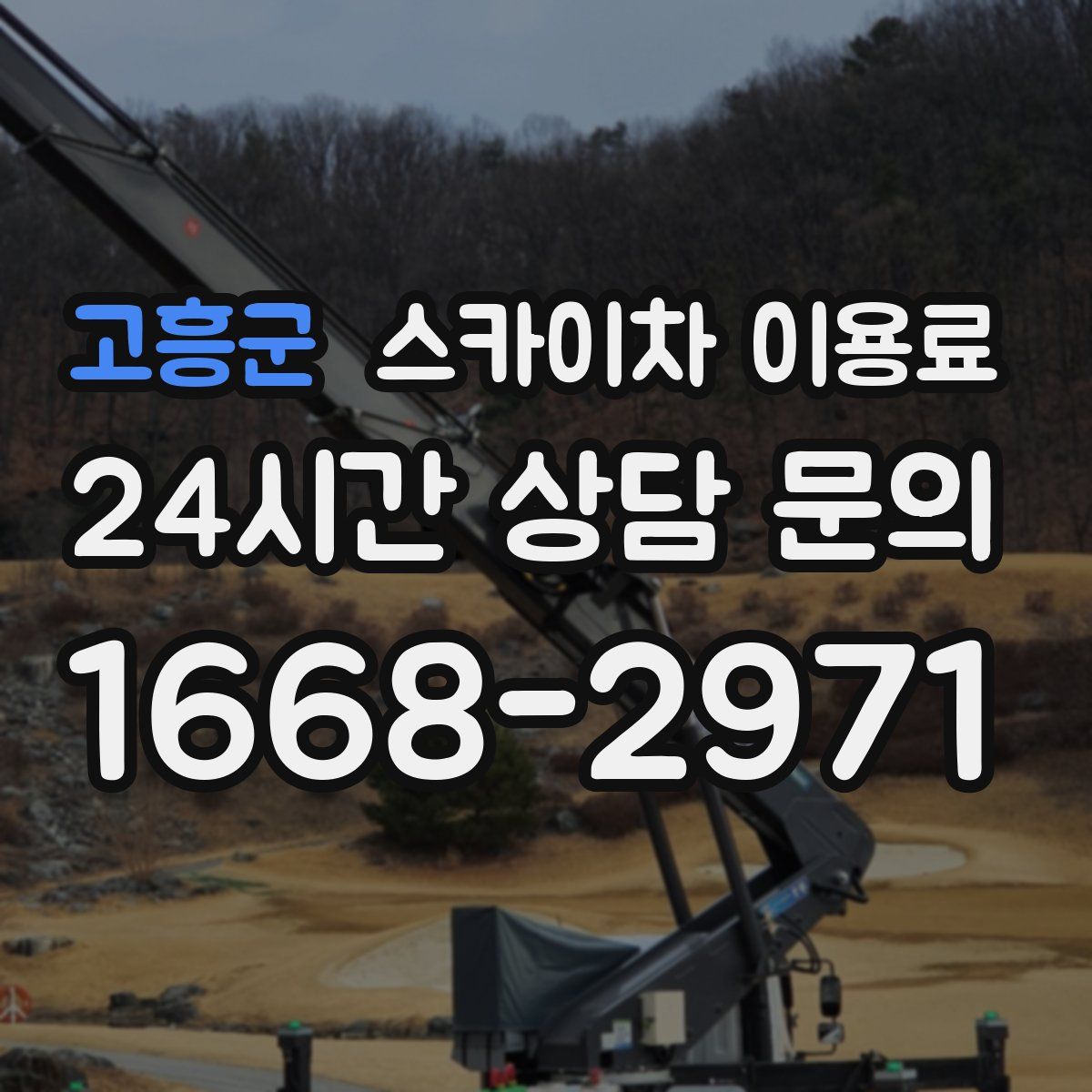 고흥군 스카이차 이용료