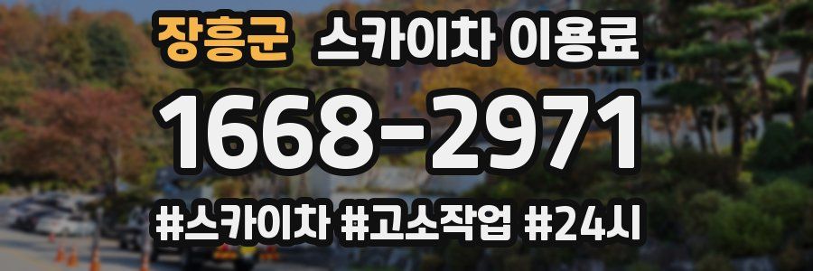 장흥군 스카이차 이용료