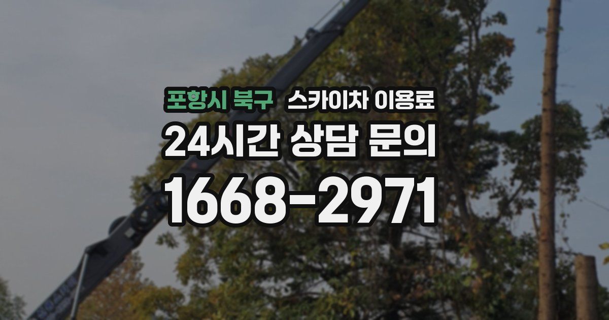 포항시 북구 스카이차 이용료