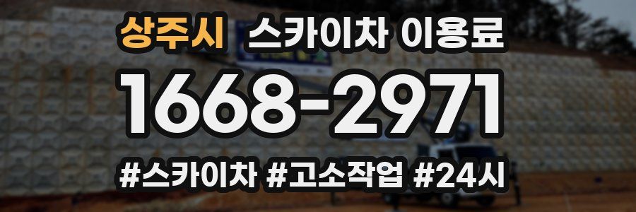 상주시 스카이차 이용료