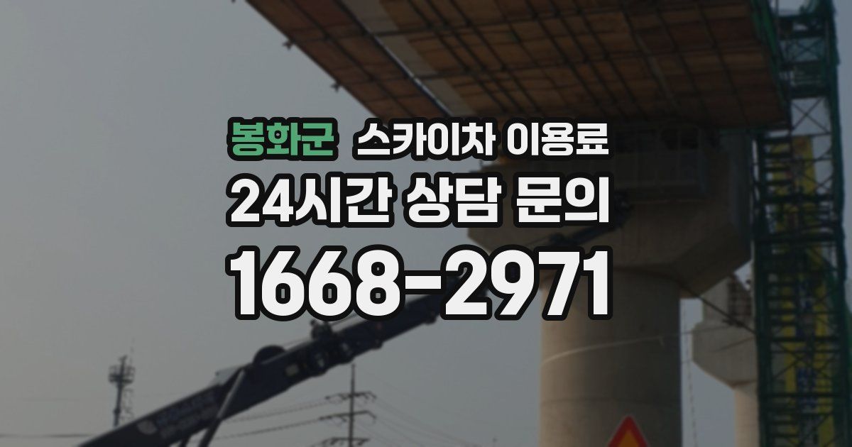 봉화군 스카이차 이용료