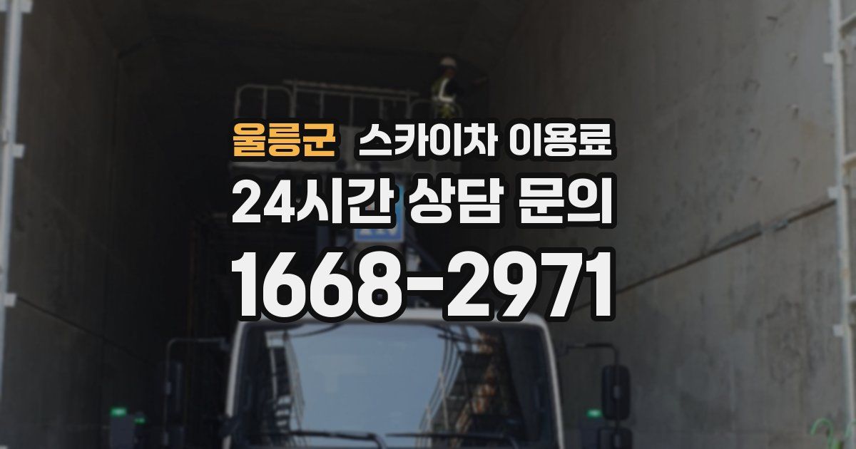 울릉군 스카이차 이용료