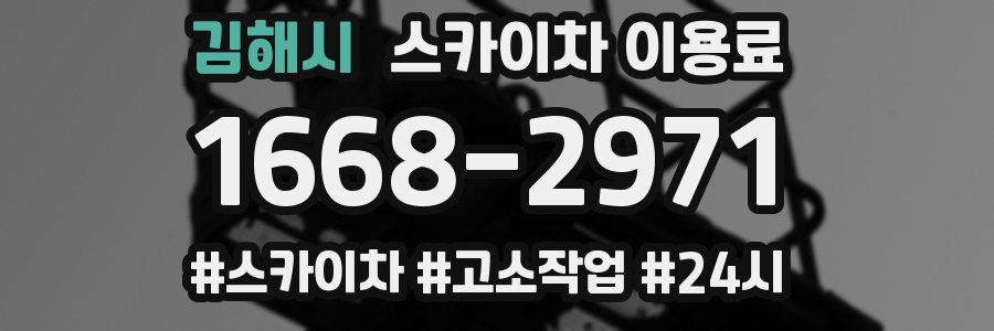 김해시 스카이차 이용료