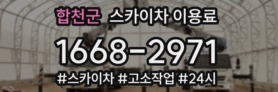 합천군 스카이차 이용료