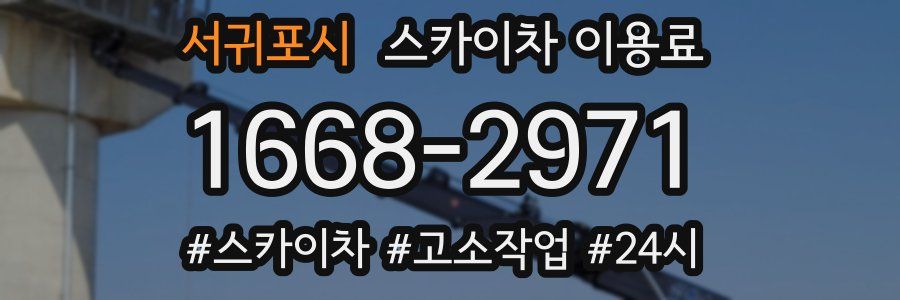 서귀포시 스카이차 이용료