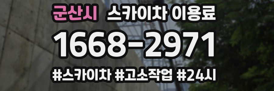군산시 스카이차 이용료