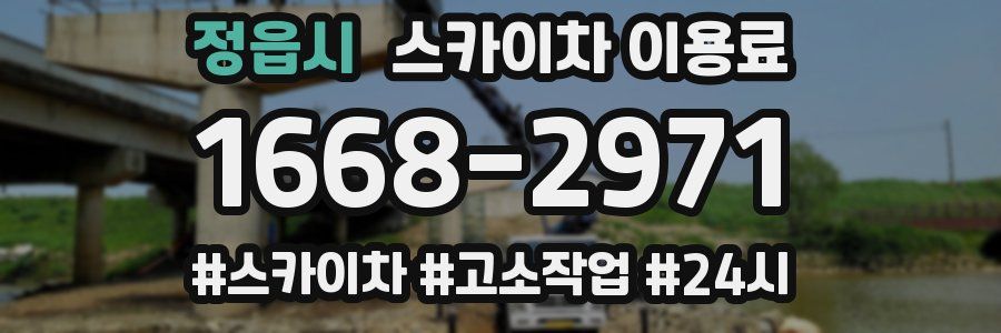 정읍시 스카이차 이용료