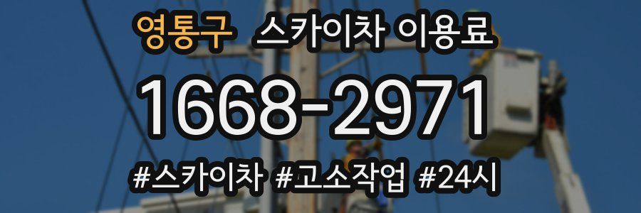 영통구 스카이차 이용료