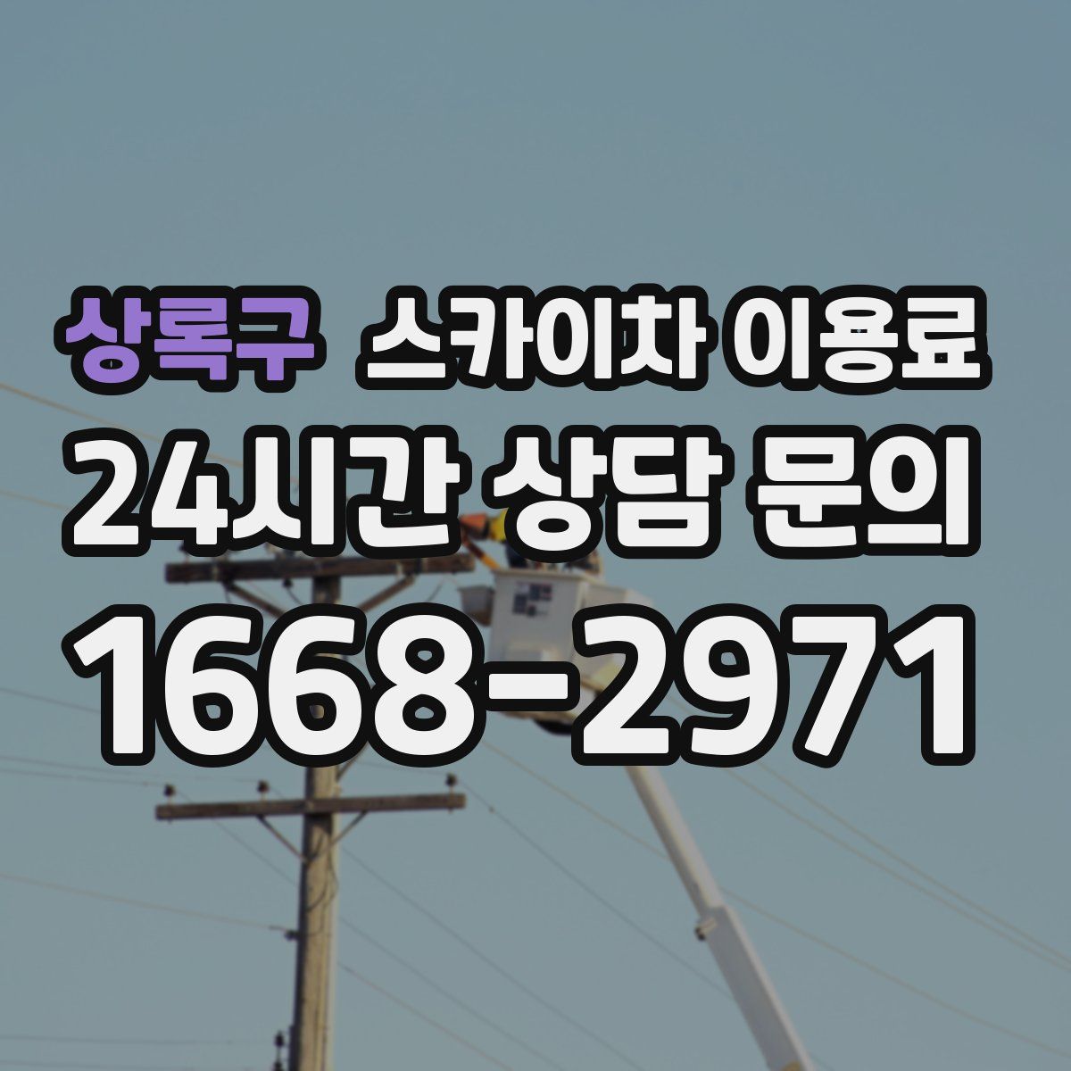상록구 스카이차 이용료