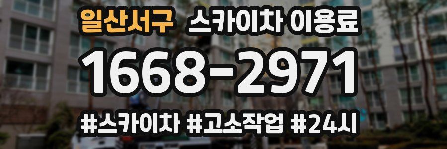 일산서구 스카이차 이용료