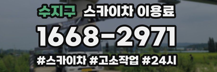 수지구 스카이차 이용료