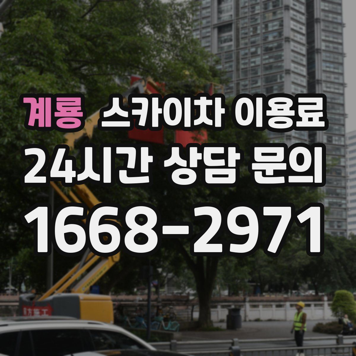 계룡 스카이차 이용료