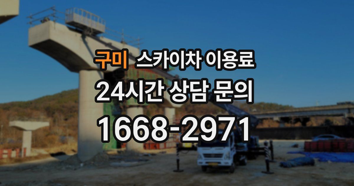 구미 스카이차 이용료