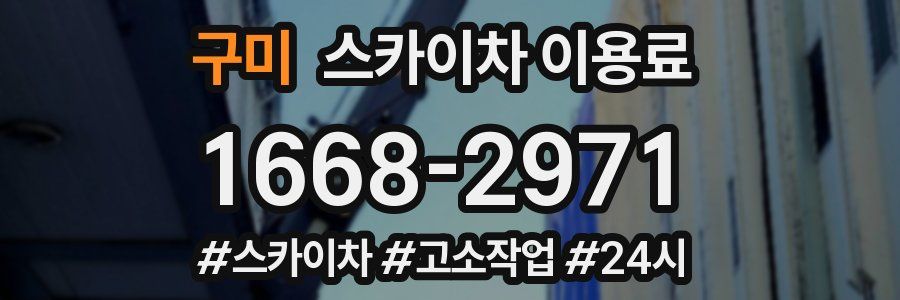 구미 스카이차 이용료