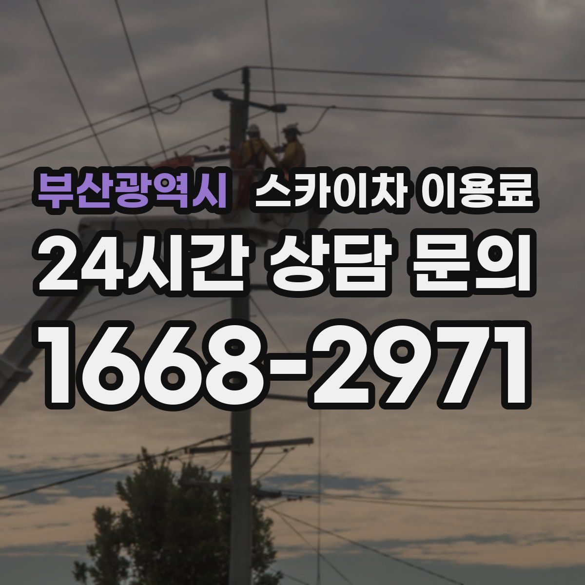 부산광역시 스카이차 이용료